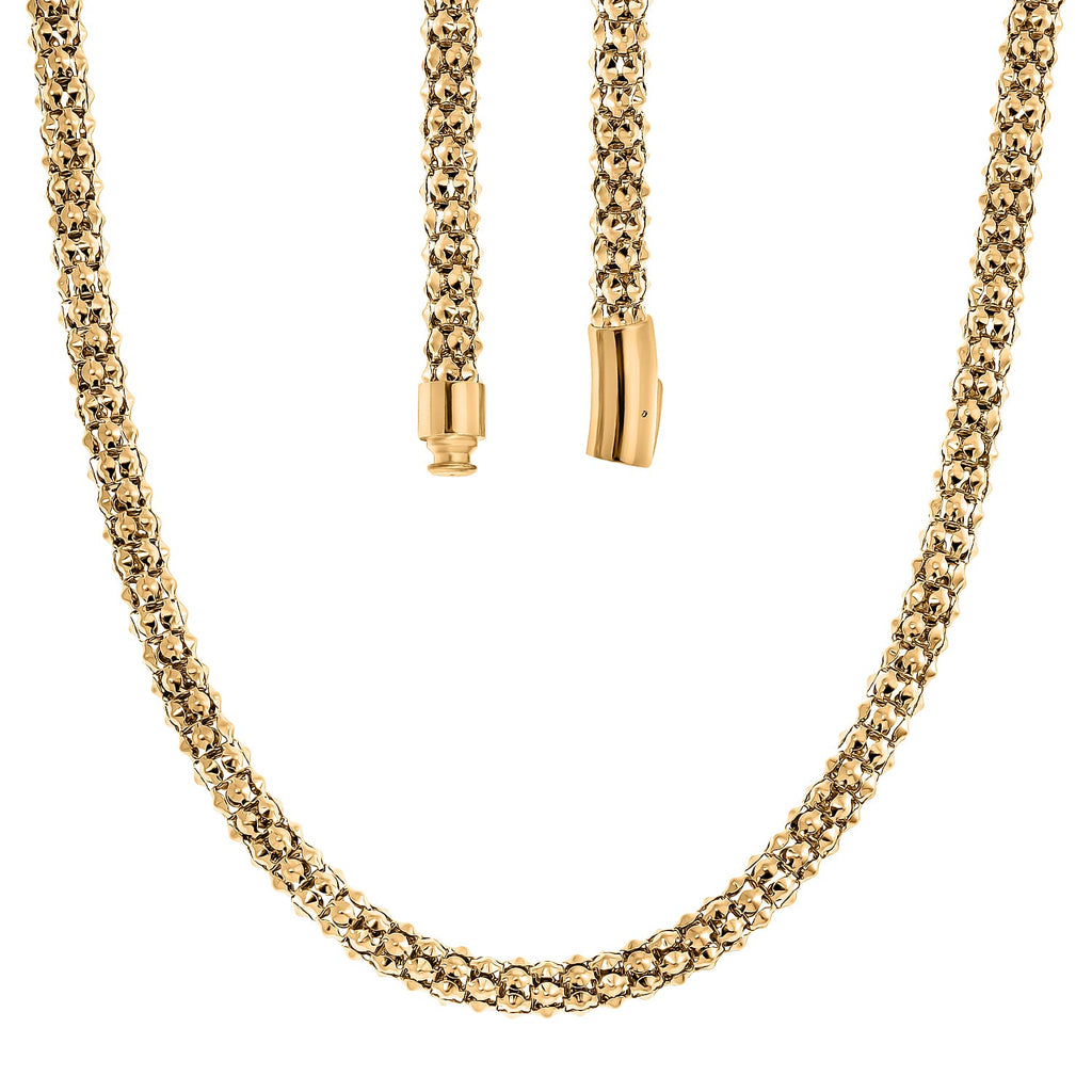 One Time Deal - Designer Inspiration Necklace with Clasp (Size - 20) - Yellow
