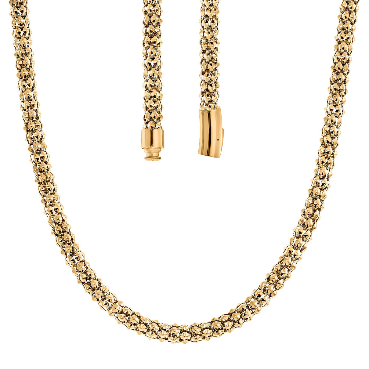 One Time Deal - Designer Inspiration Necklace with Clasp (Size - 20) - Yellow 7979481 4