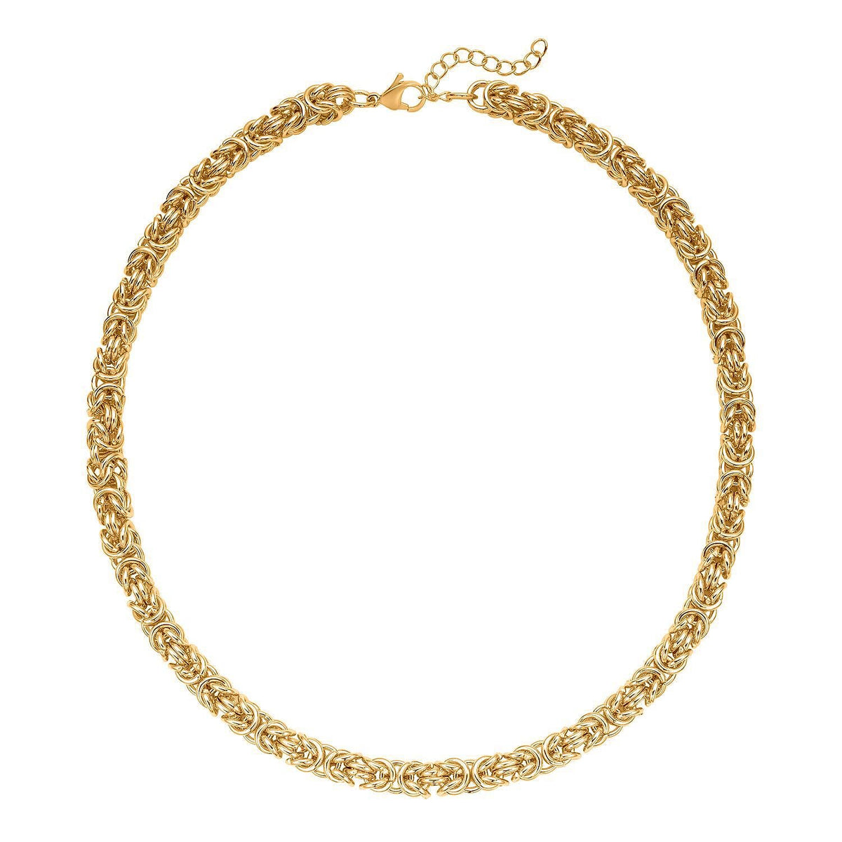 Biggest Deal of 2025 - Byzantine Necklace (Size - 20 - 2 Ext) with Lobster Clasp 8192699 0