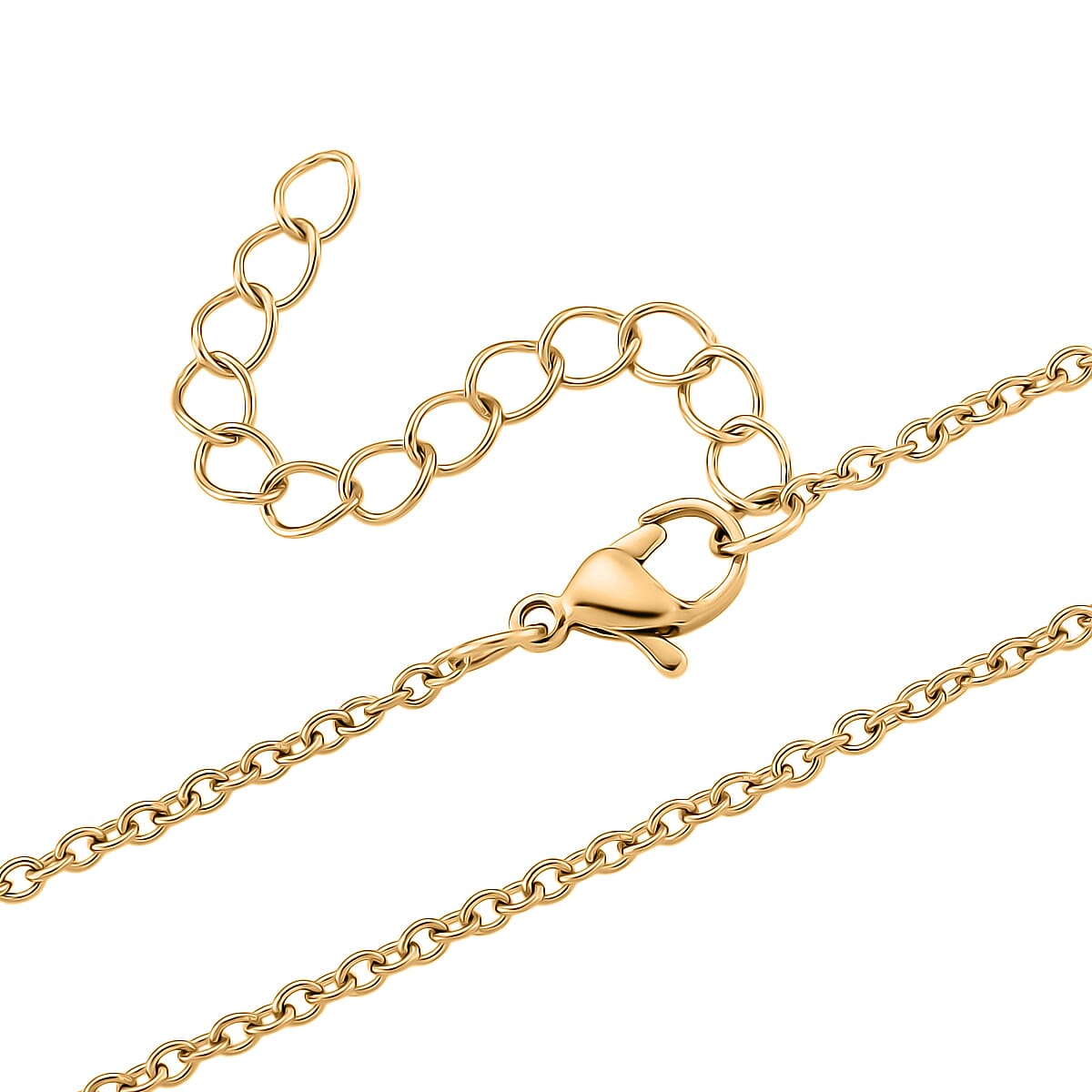 Heart Shape Magnetic Locket Necklace (Size 20 - 2 Ext) in Yellow Gold Plated 8217355 5