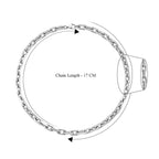 Designer Inspired Cable Link Necklace (Size - 20)