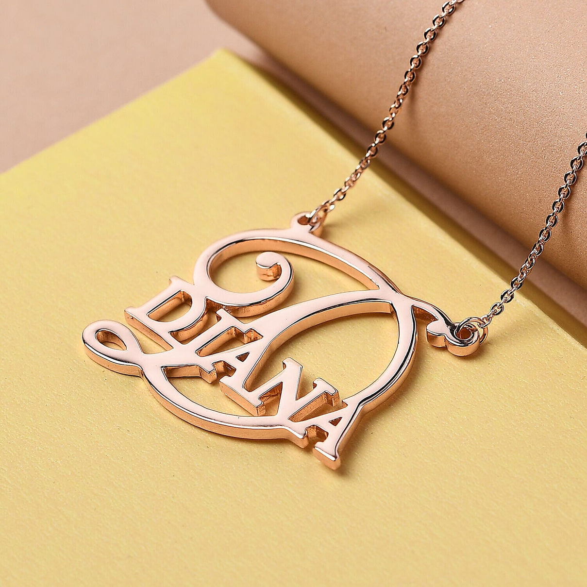 18K Rose Gold Vermeil Plated Sterling Silver Necklace (Size 20) 7785715 0