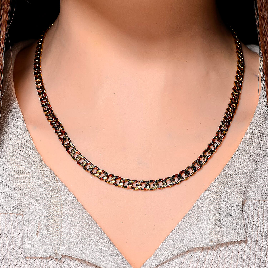 Designer Inspired - Leopard Print Necklace (Size 20)