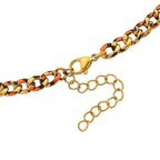 Designer Inspired - Leopard Print Necklace (Size 20)