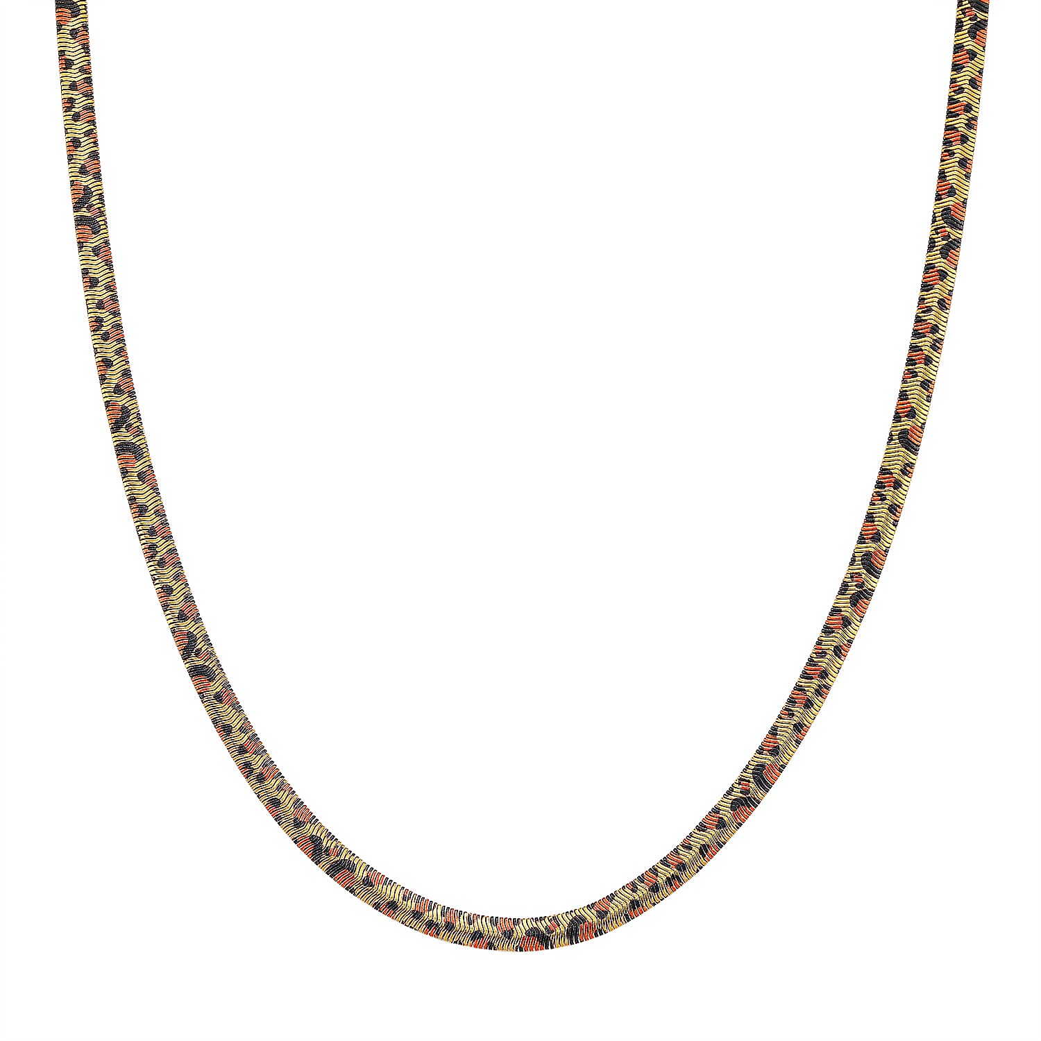 Designer Inspired - Leopard Print Necklace (Size 20) in Yellow Gold Plated 8259845 0