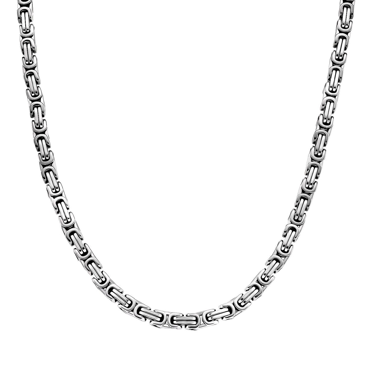 Solid Byzantine Necklace (Size - 20) with Lobster Clasp 8207552 0
