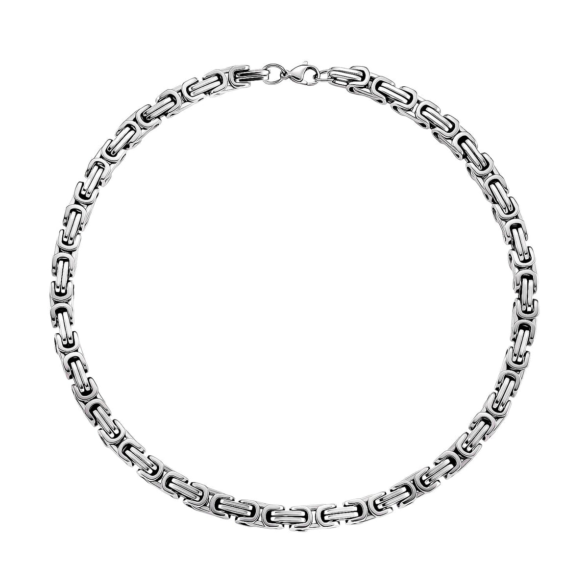 Solid Byzantine Necklace (Size - 20) with Lobster Clasp 8207552 4
