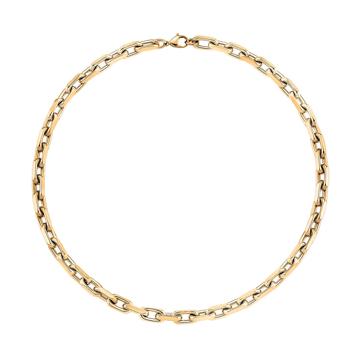 Designer Inspired - Cable Necklace (Size - 20) with Lobster Clasp in Yellow Gold Tone 8207542 4