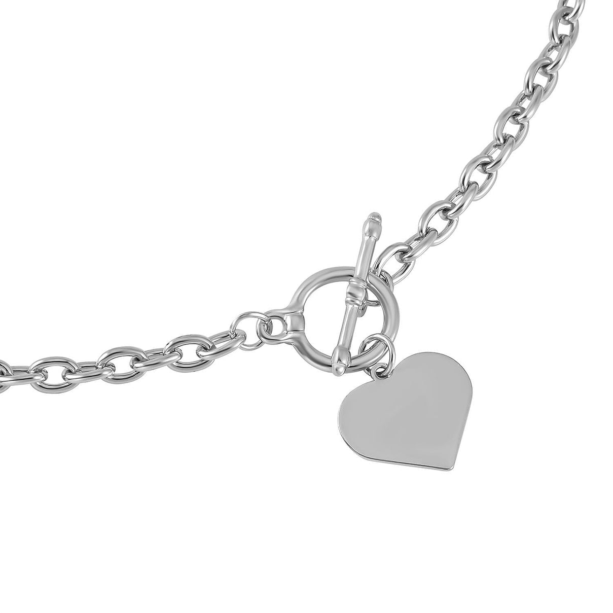 Heart Necklace with Toggle Clasp 7838006 3