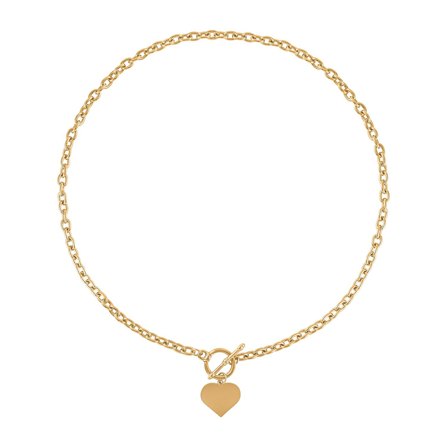 Mega Close Out Deal- Heart Charm Necklace (Size - 20) 7838008 0