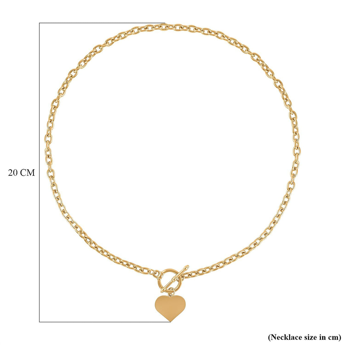 Mega Close Out Deal- Heart Charm Necklace (Size - 20) 7838008 3