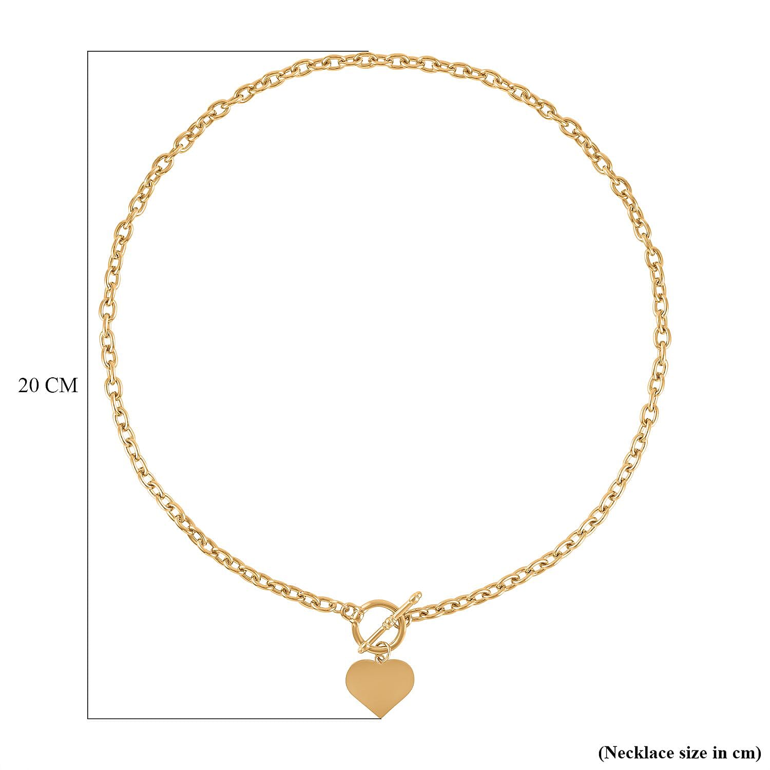 Mega Close Out Deal- Heart Charm Necklace (Size - 20) 7838008 3