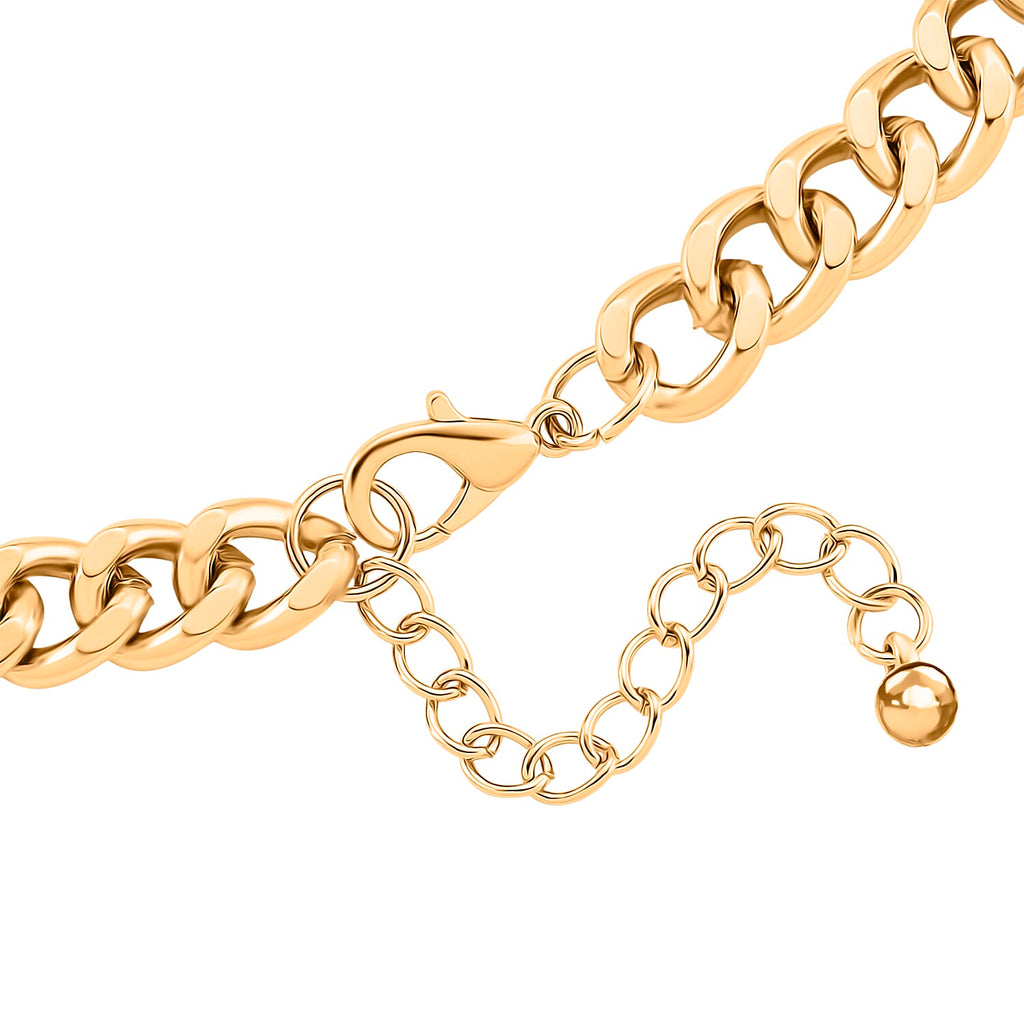Designer Inspired offer- Mariner Necklace in Silver tone (Size - 20-2 Inch Ext) (Size - 20-2 Inch Ext) in Gold Colour Plating