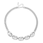 Designer Inspired offer- Mariner Necklace in Silver tone (Size - 20-2 Inch Ext)
