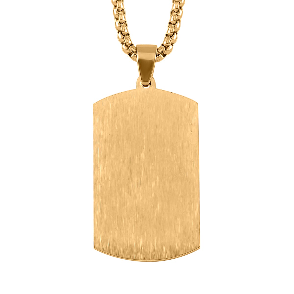 Pendant With Chain (Size - 22) in Yellow Gold Tone 7898330 3