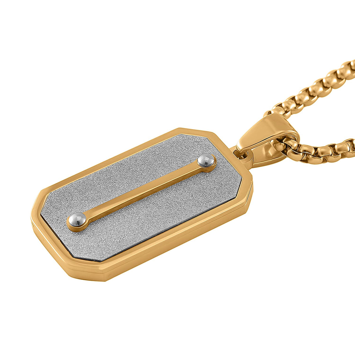 Pendant With Chain (Size - 22) in Yellow Gold Tone 7900947 2