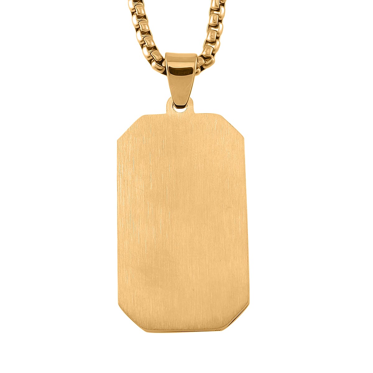 Pendant With Chain (Size - 22) in Yellow Gold Tone 7900947 3