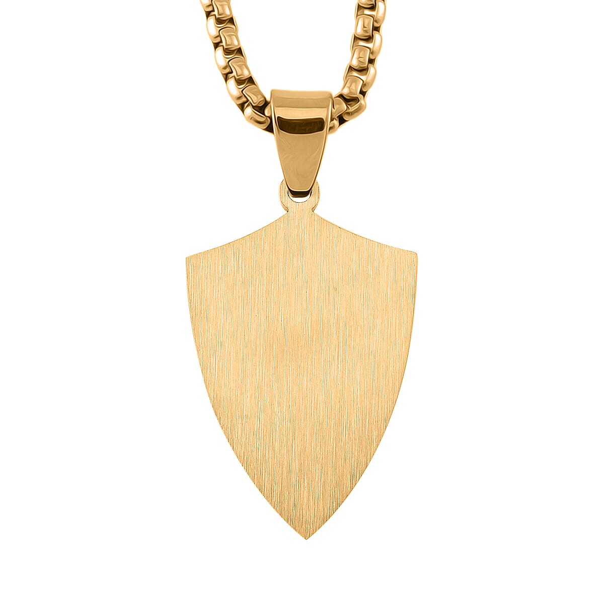 Pendant With Chain (Size - 22) in Silver &amp; Yellow Gold Tone 7901003 4