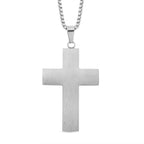 NY Closeout - Cross Pendant With Chain (Size - 22)