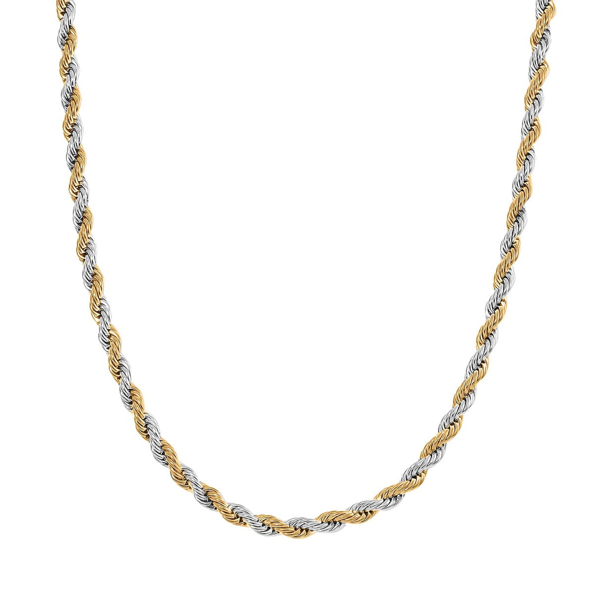 Necklace (Size - 24) in Yellow Gold and Silver Tone 7843158 0