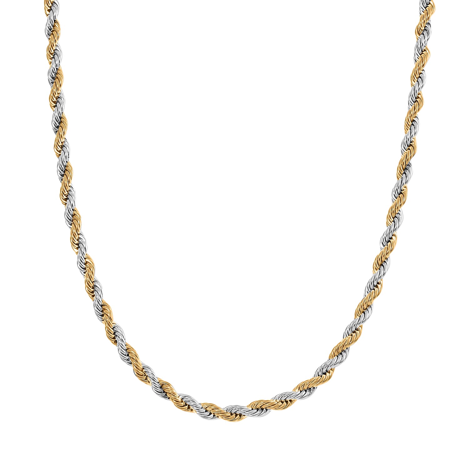 Necklace (Size - 24) in Yellow Gold and Silver Tone 7843158 0