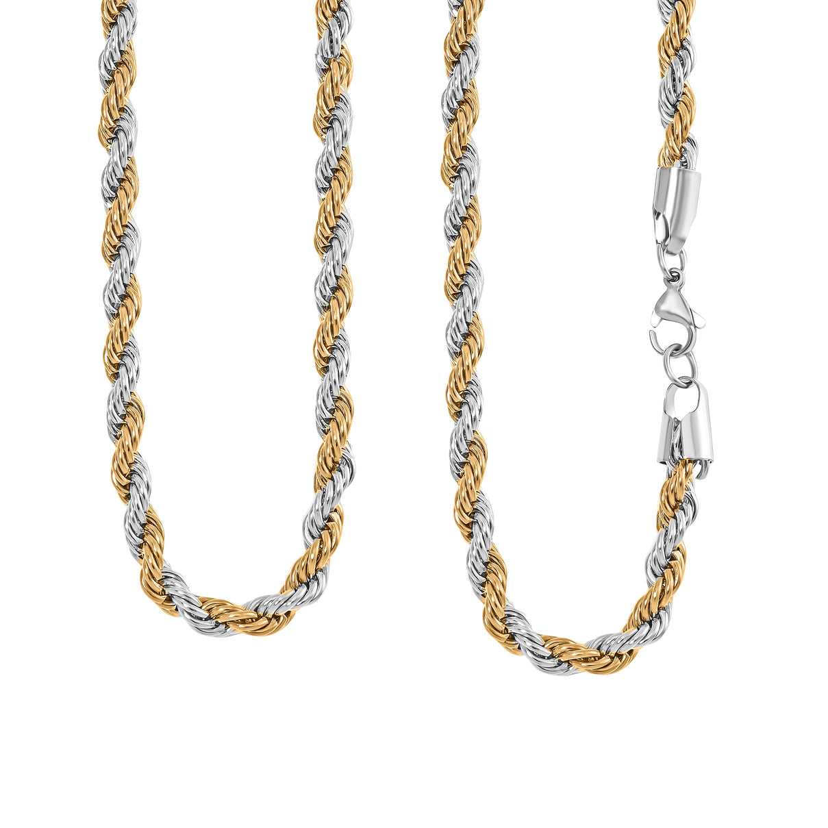 Necklace (Size - 24) in Yellow Gold and Silver Tone 7843158 3