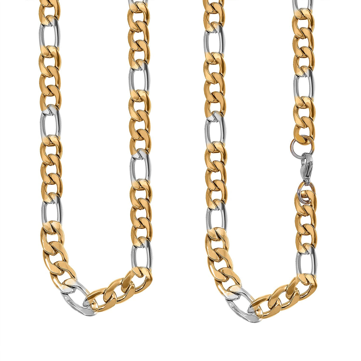 Designer Inspired Necklace (Size - 24) in Dual Tone Yellow Gold and Silver 7843159 3