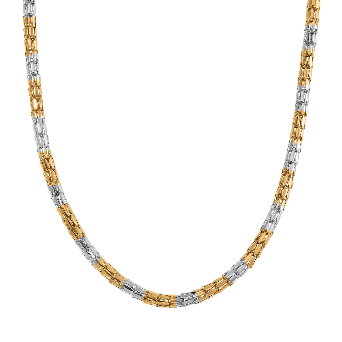 Necklace (Size - 24) in Yellow Gold and Silver Tone 7843160 0