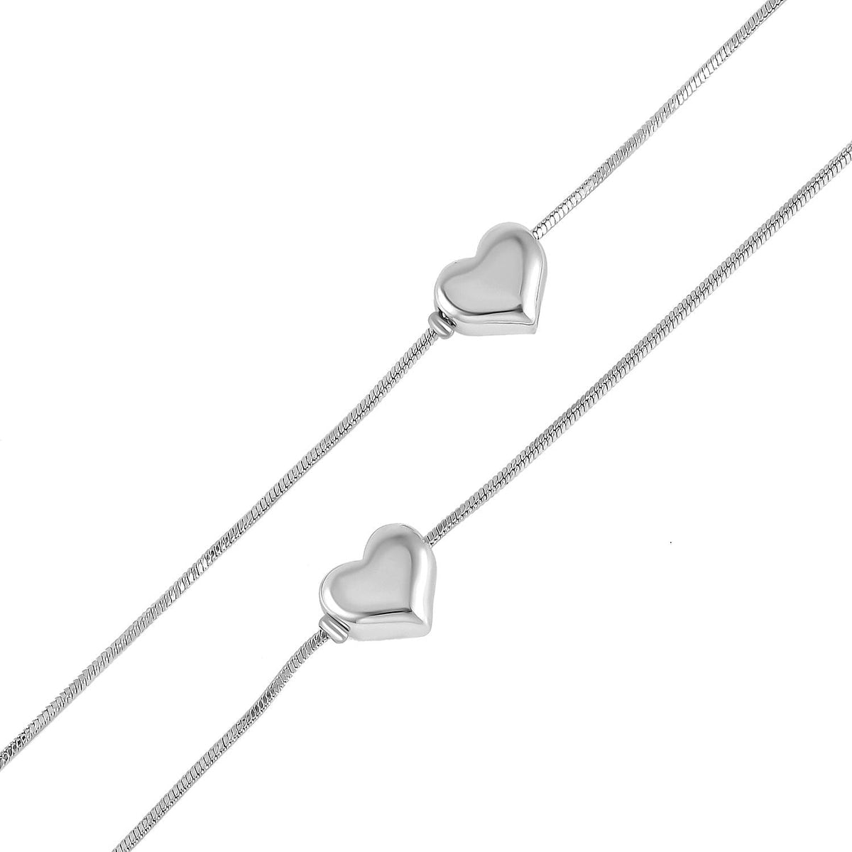 Multi Layer Heart Necklace 7548777 2