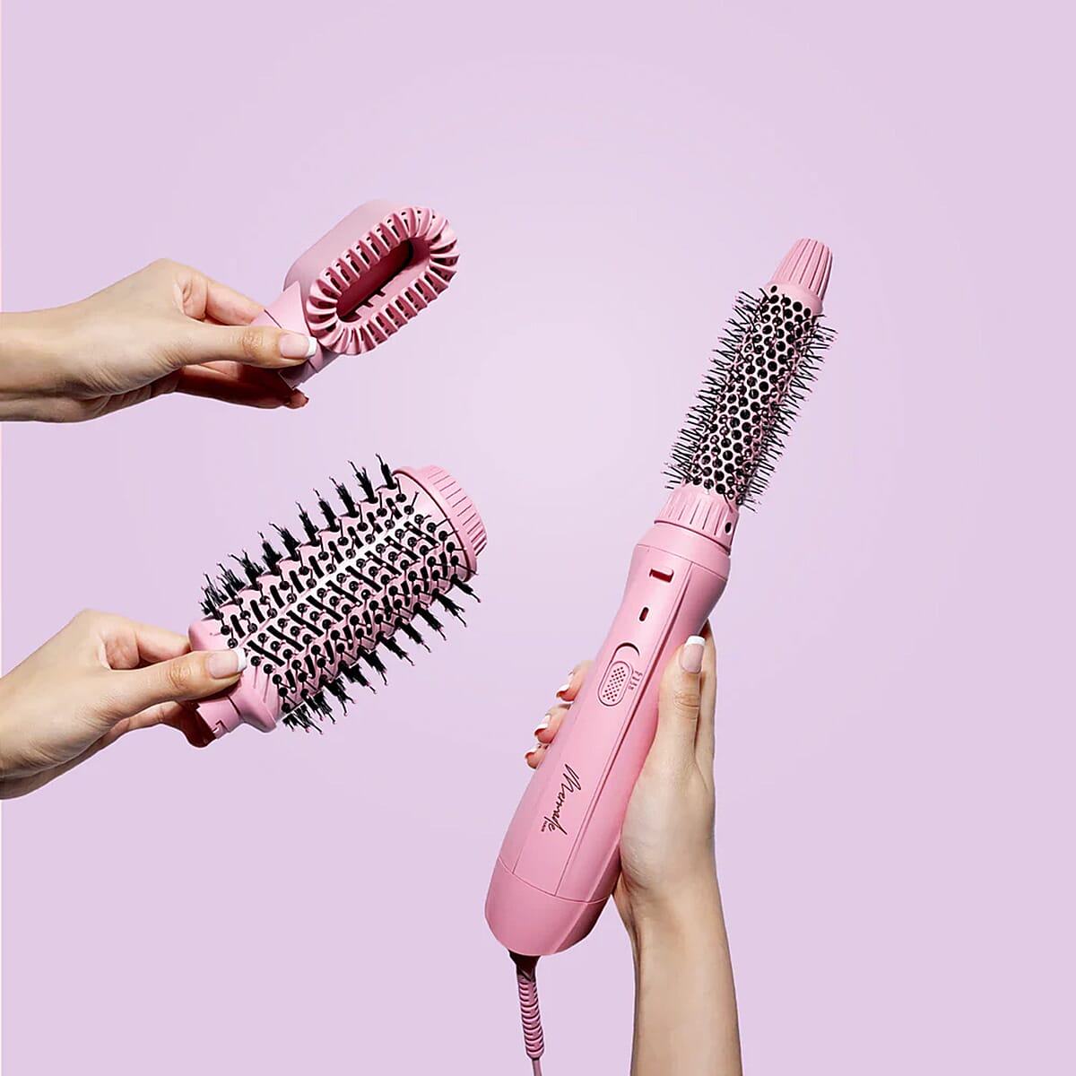 Mermade 3-in-1 Interchangeable Blow Dry Hair Brush 8517228 1
