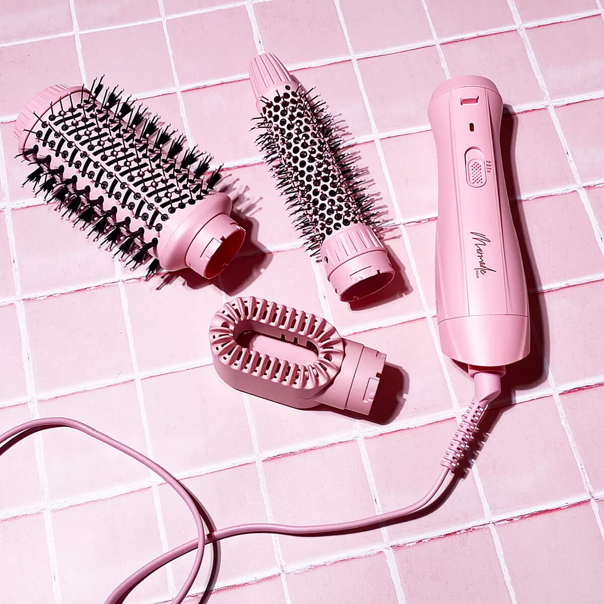 Mermade 3-in-1 Interchangeable Blow Dry Hair Brush 8517228 2