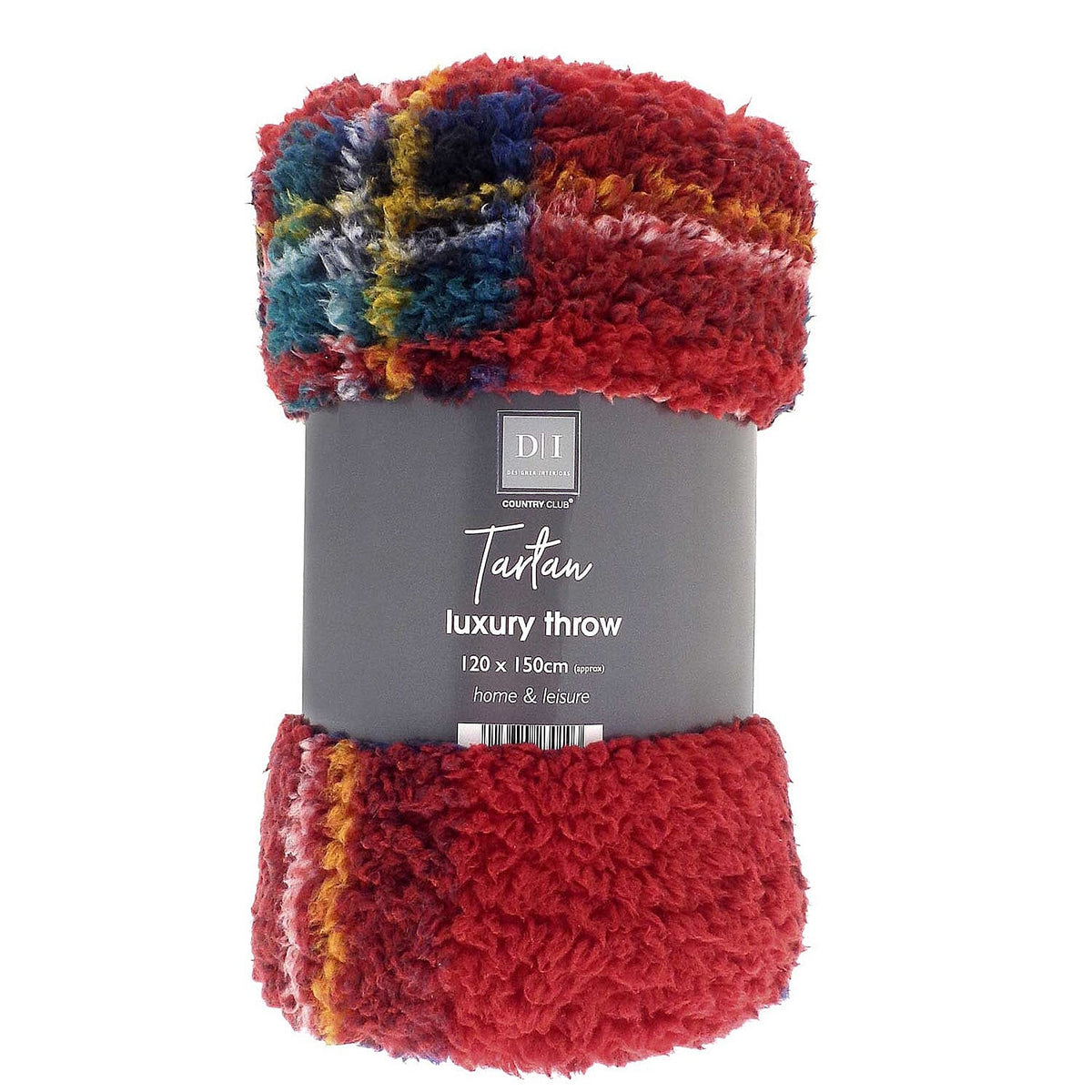 Country Club Tartan Sherpa Fleece Throw Blanket 7964753 0