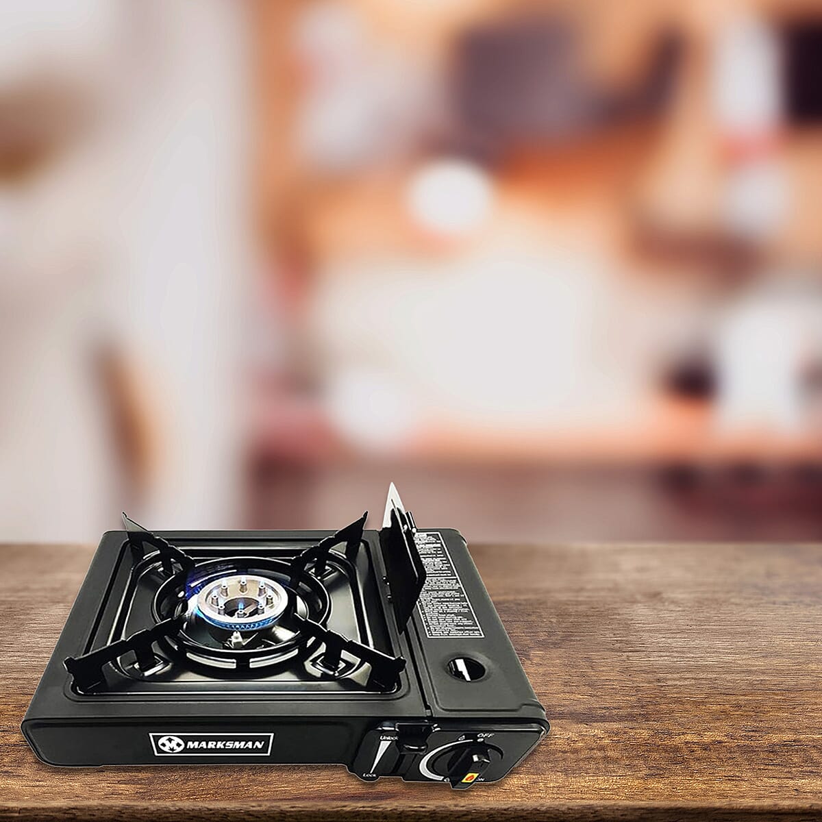 New Launch Marksman - Portable Gas Stove with Auto Safety Shutoff 7729901 1