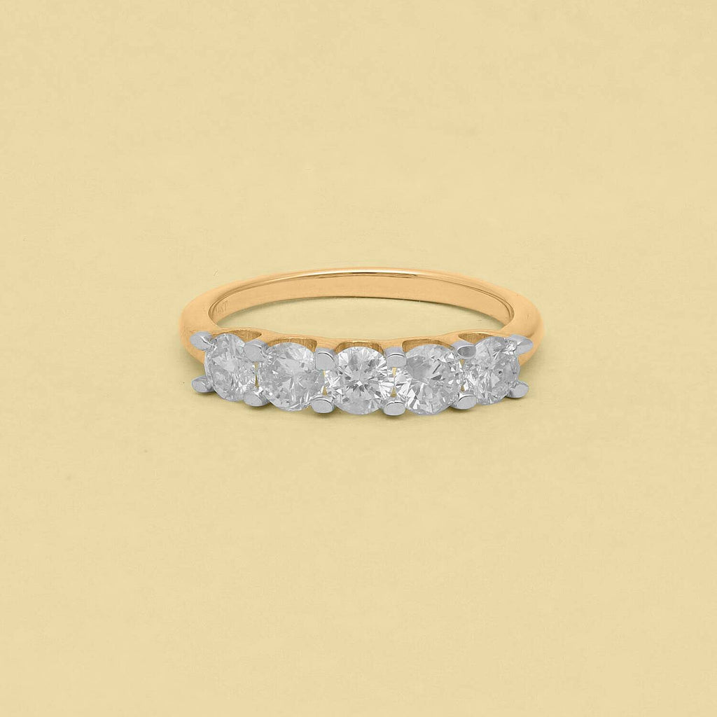 New York Close Out Deal- 14K Yellow Gold SGL Certified Diamond (I1-I2-G-H) Ring 1.00 Ct.