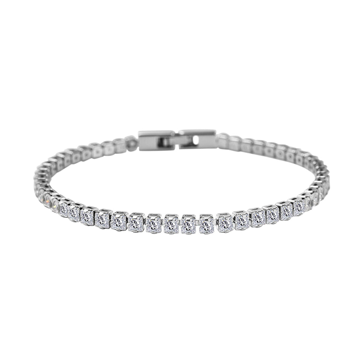 Simulated Diamond Tennis Bracelet (Size - 7.5) 7167921 0