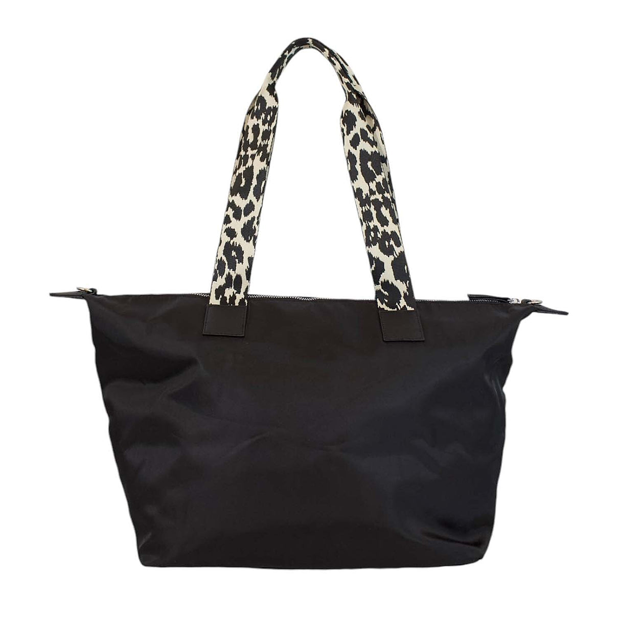 Nicole Brown Nylon Giraffe Tote Bag - Black 7982853 4