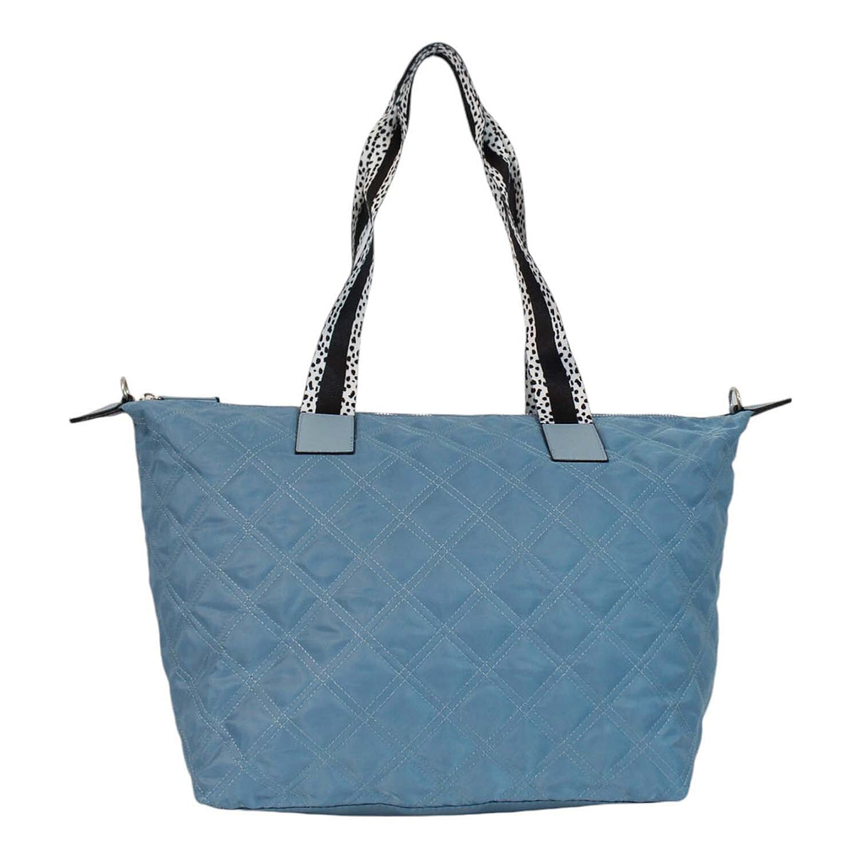Nicole Brown Nylon Giraffe Tote Bag - Blue 7982857 0