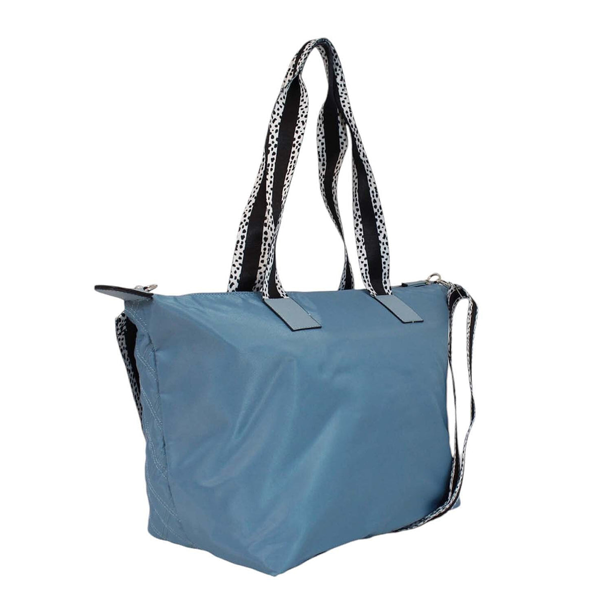 Nicole Brown Nylon Giraffe Tote Bag - Blue 7982857 1