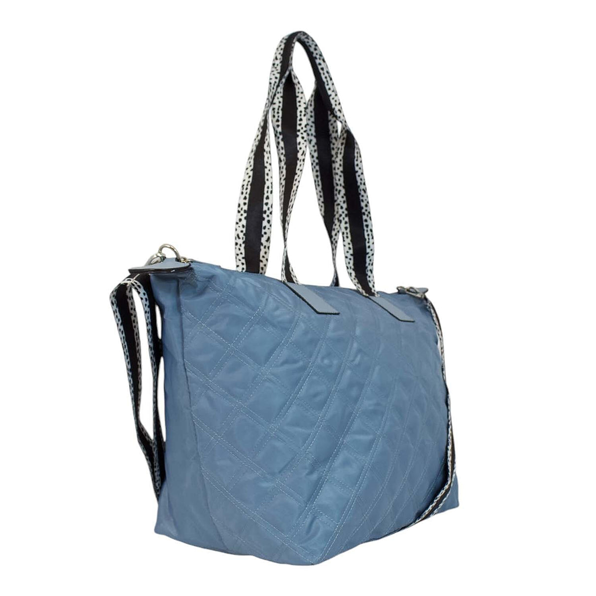 Nicole Brown Nylon Giraffe Tote Bag - Blue 7982857 3