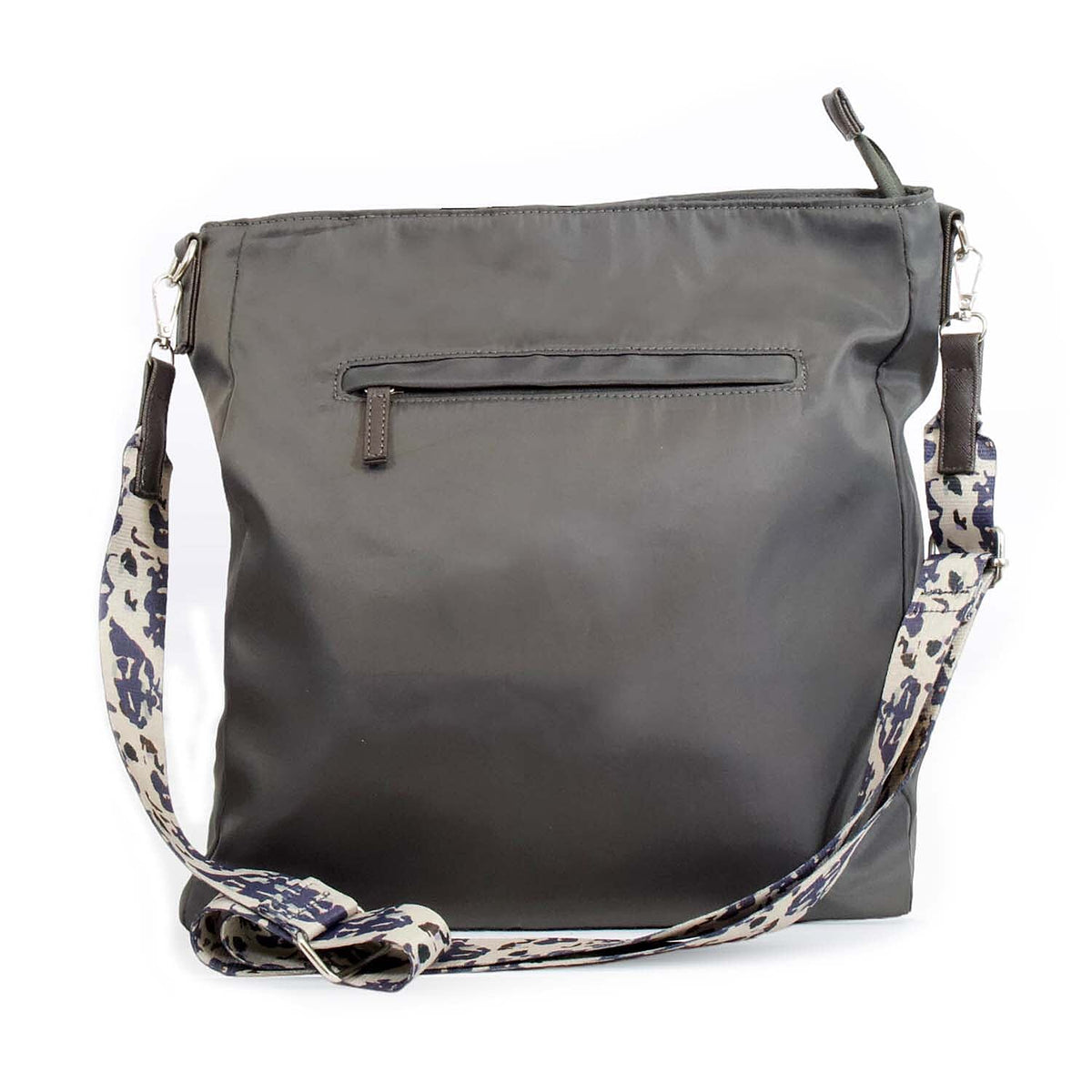 Nicole Brown Nylon Giraffe Tote Bag - Grey 7982870 0