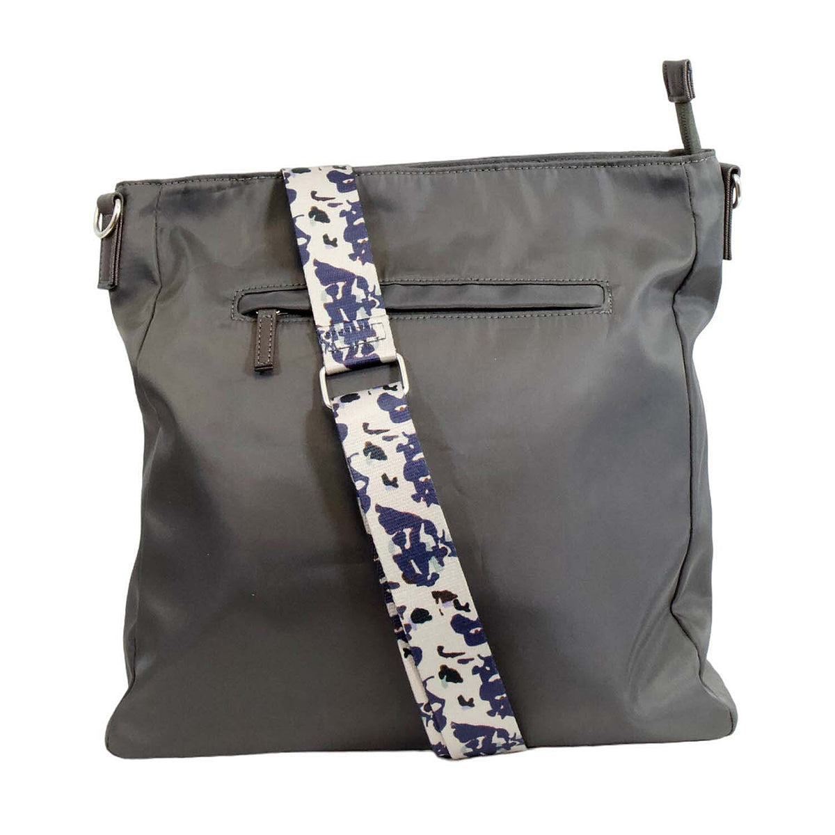 Nicole Brown Nylon Giraffe Tote Bag - Grey 7982870 1