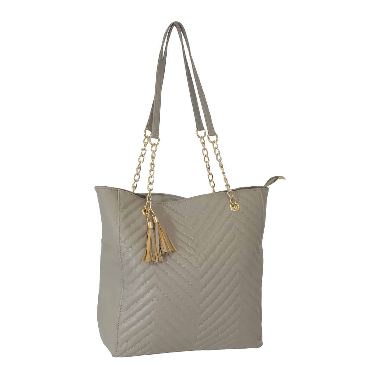 Nicole Brown PU Tote Bag - Grey 7973892 0
