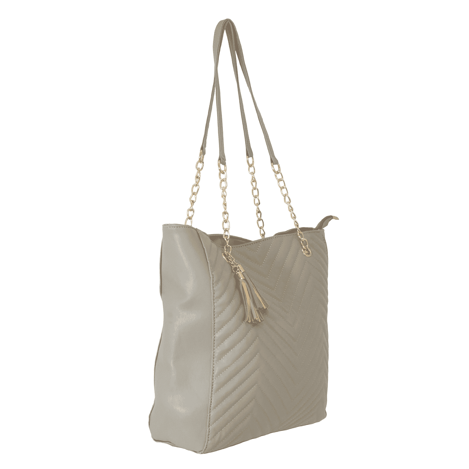 Nicole Brown PU Tote Bag - Grey 7973892 2