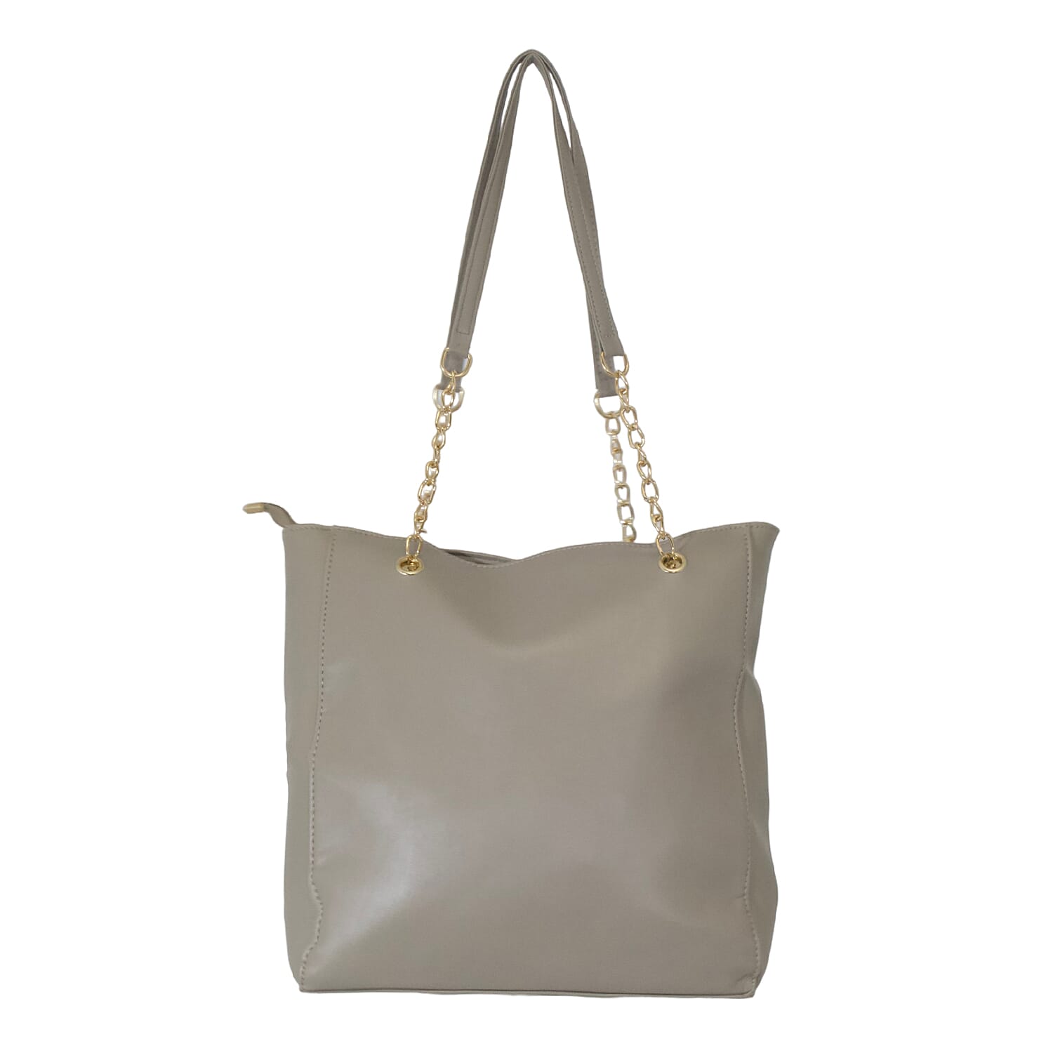 Nicole Brown PU Tote Bag - Grey 7973892 4