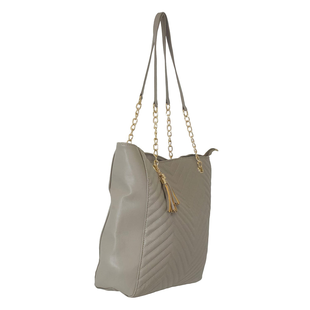Nicole Brown PU Tote Bag - Grey 7973892 6
