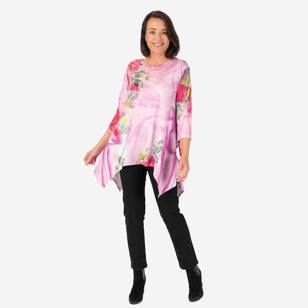 Nicole Polyester Tunic (Size 1x1 cm) - Pink