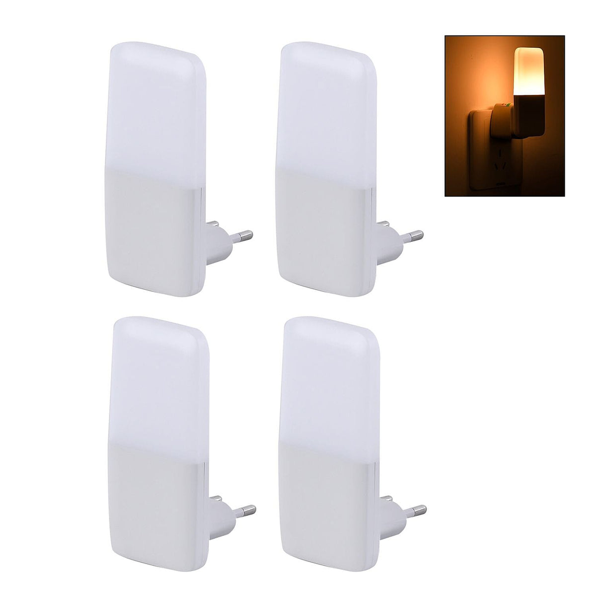 Pack of 4 of Dusk to Dawn Sensor LED Night Light 7568595 0