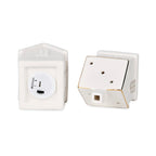 Set of 2 - Porcelain Houses Night Light - White