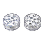 Set of 2 Waterproof LED Lights with Remote (Requires 3xAAA Battery Not Included)