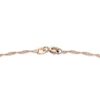 9K Rose Gold  Anklet,  Gold Wt. 0.8 Gms